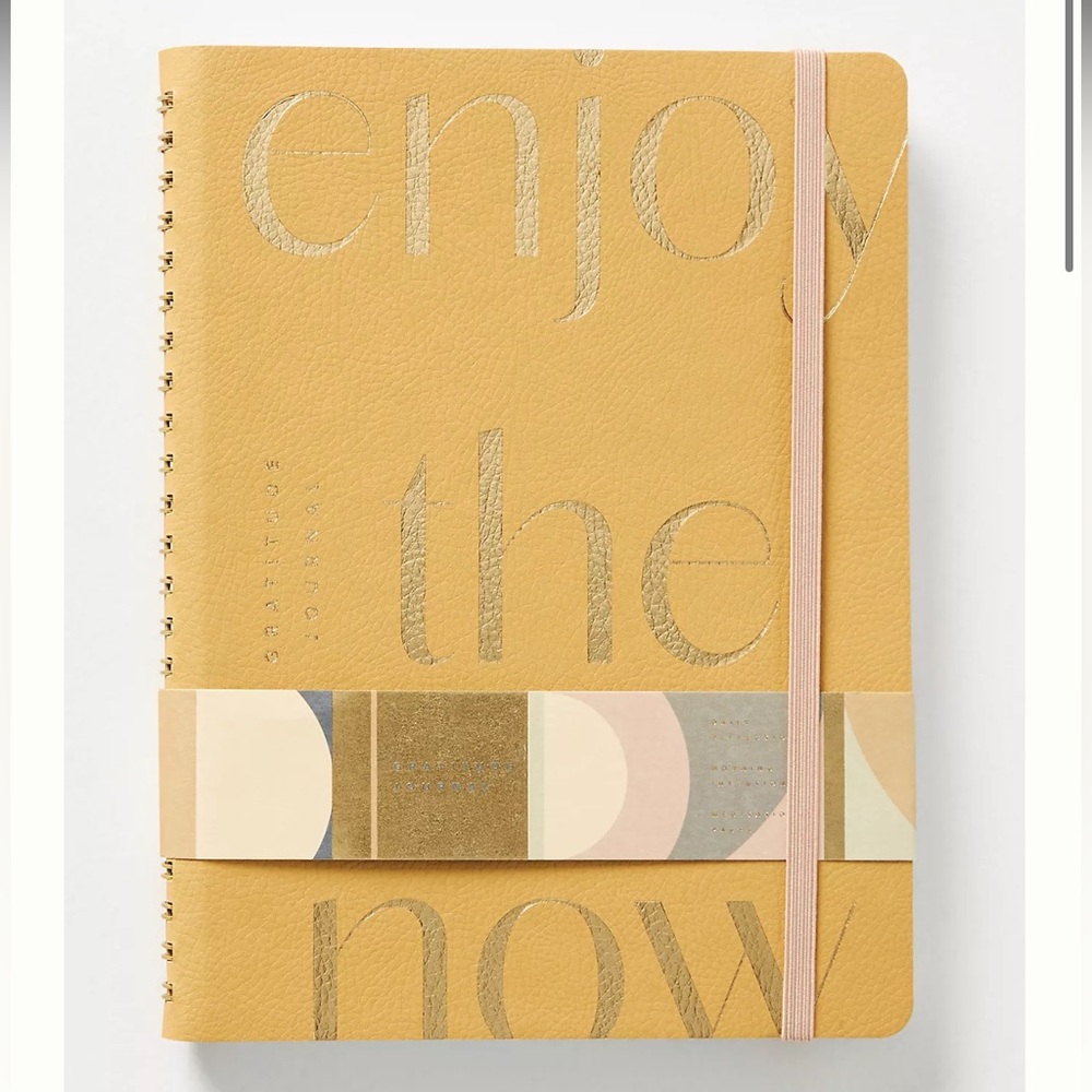 Enjoy the Now Gratitude journal by Anthropologie.